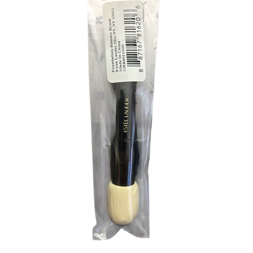 Estee Lauder Double Ended Dual Foundation Brush + sponge Sealed in Package - Picture 3 of 3